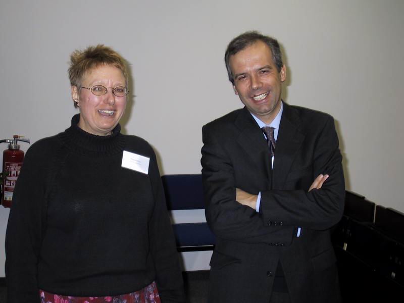 With Pamela Zave in Berlin, FME2001 ( thanks to Nico Plat )...