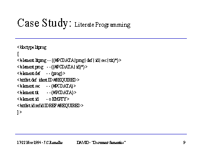 Case Study: Literate Programming