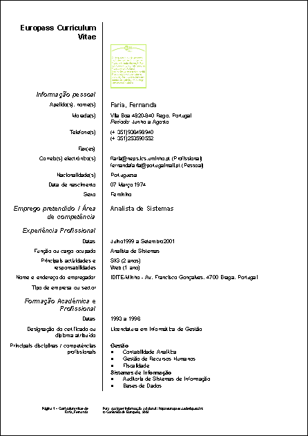 euroCV PDF 1 euroCV PDF 1